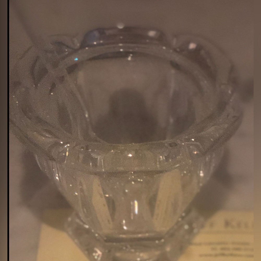 Baccarat Crystal Jam Jar w Matching Baccarat spoon.. Heightens any 🏡 aesthetic - Picture 3 of 9